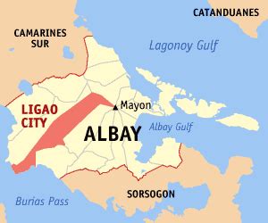 ligao city map